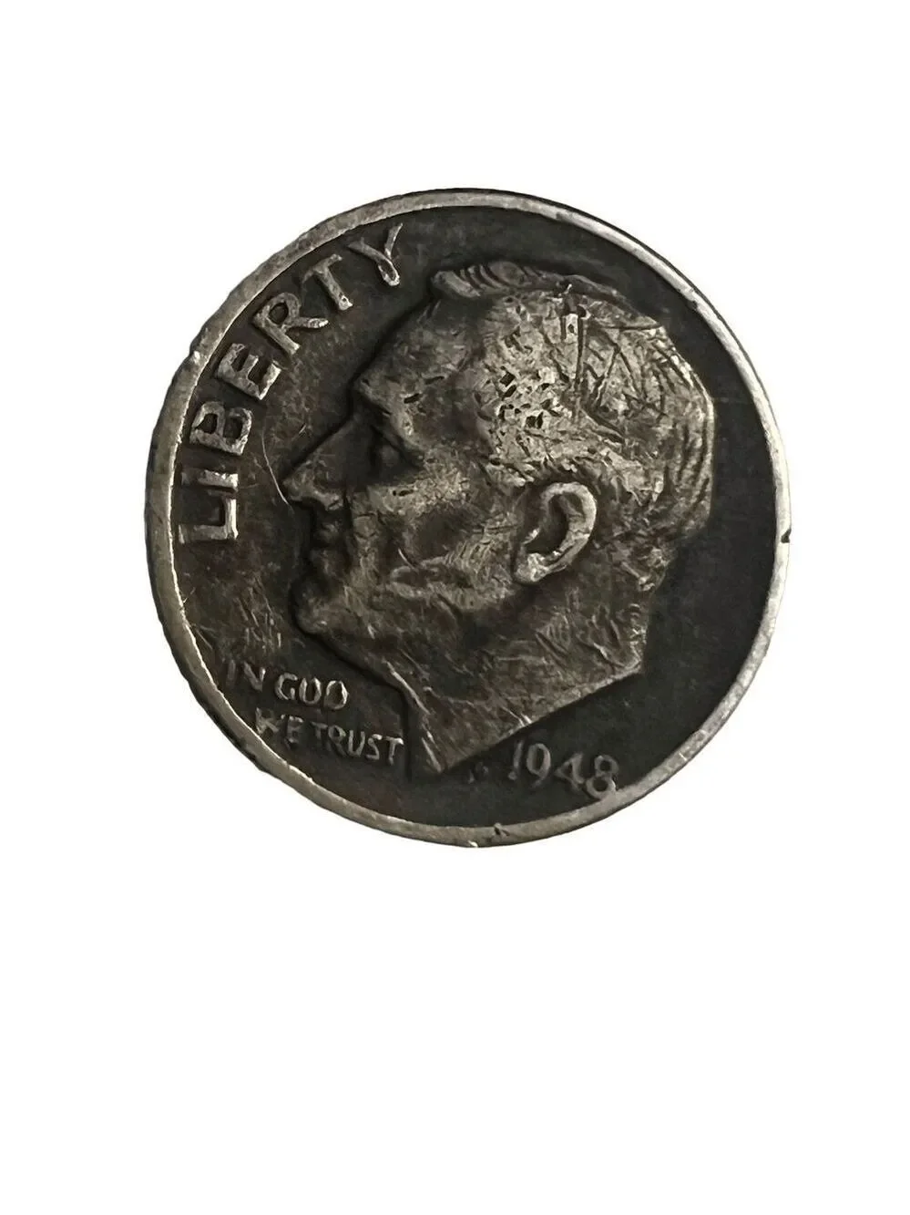 Rare 1948 D Roosevelt Silver Dime